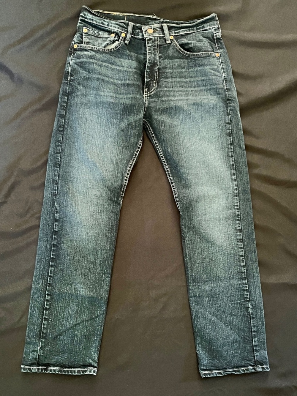 Levi's 505 Jeans, 31 x 30 with gray stitching